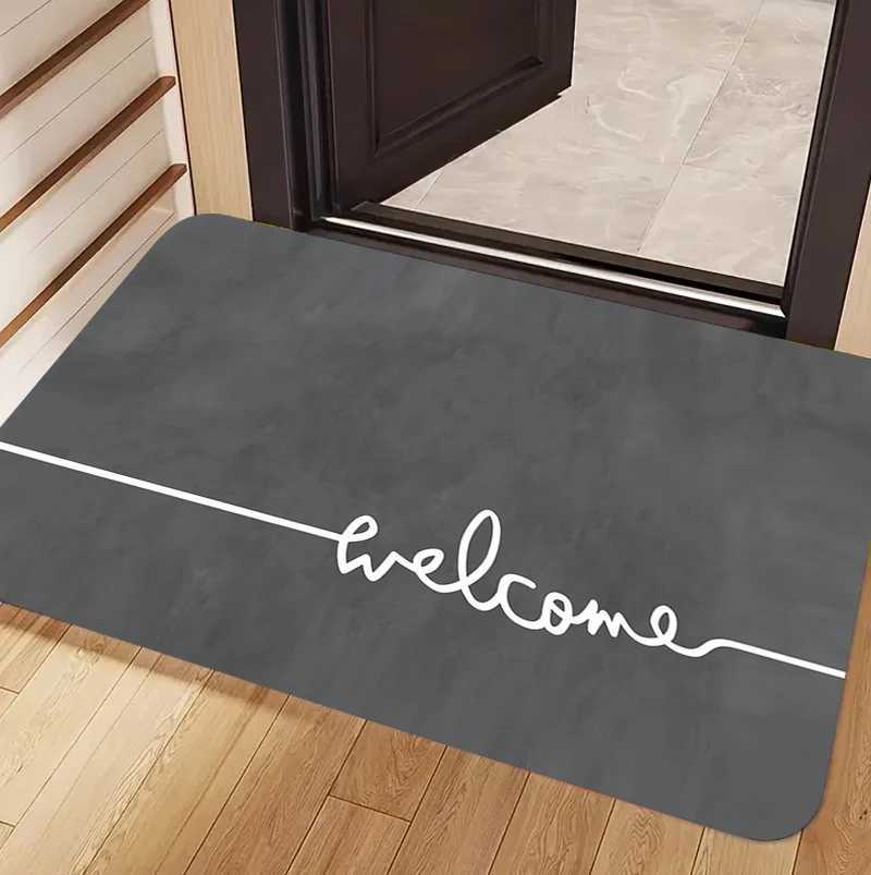 Welcome Door Mat Welcome Door Mat Indoor Outdoor Entrances Living Room Laundry Room Bedroom Kitchen Courtyard Decoration Carpet S260207