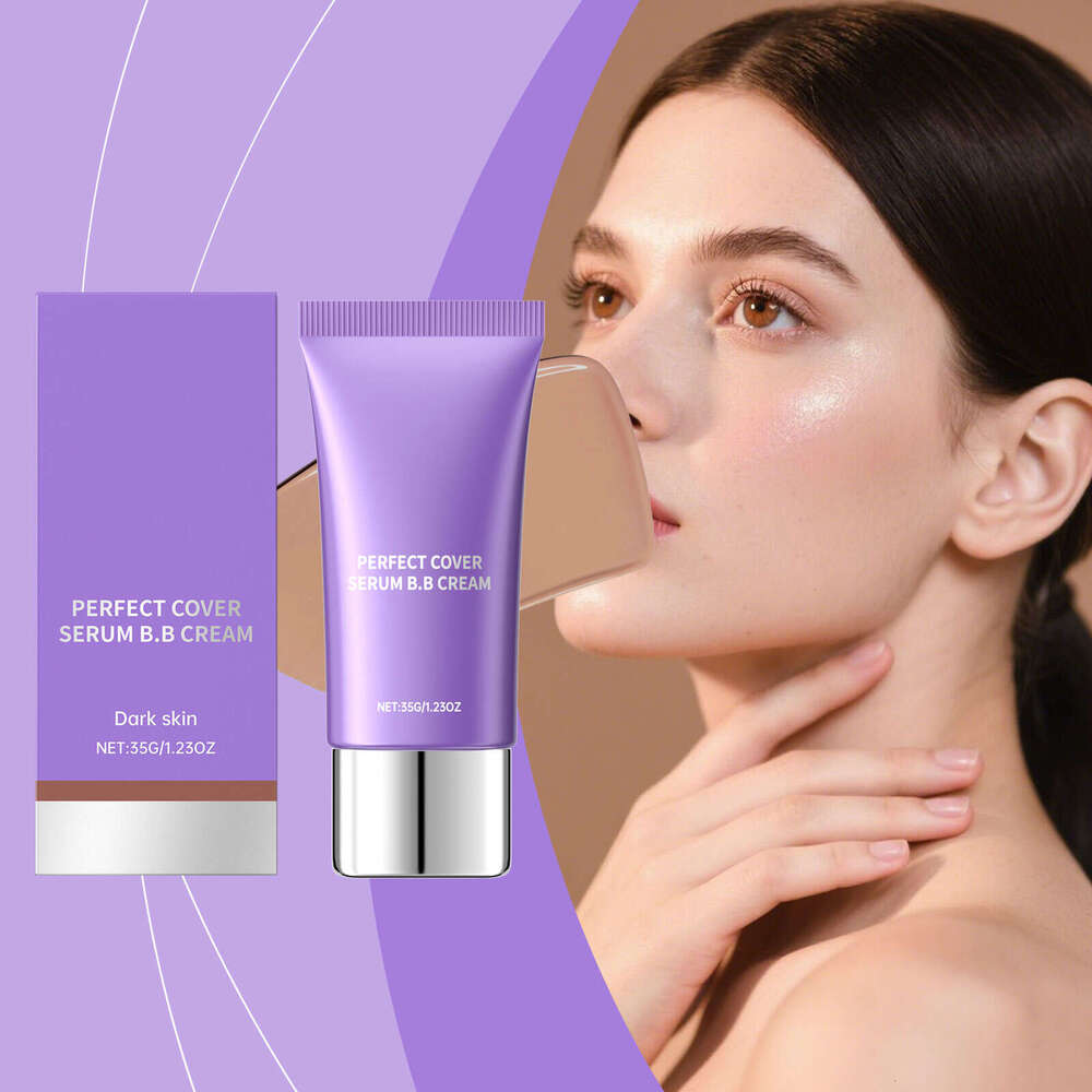 AMZ Dark Essence Natural Lightweight Makeup Moisturizing Matte Clear Oil Dry Skin BB Cream