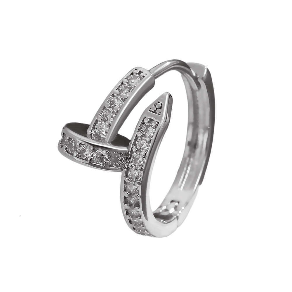 Women's Jewelry Luxury Earrings Designer Earrings For Woman Earrings For Men Ear Cuffs Niche Diamond Studded Single Ear Buckle Personality Diamon