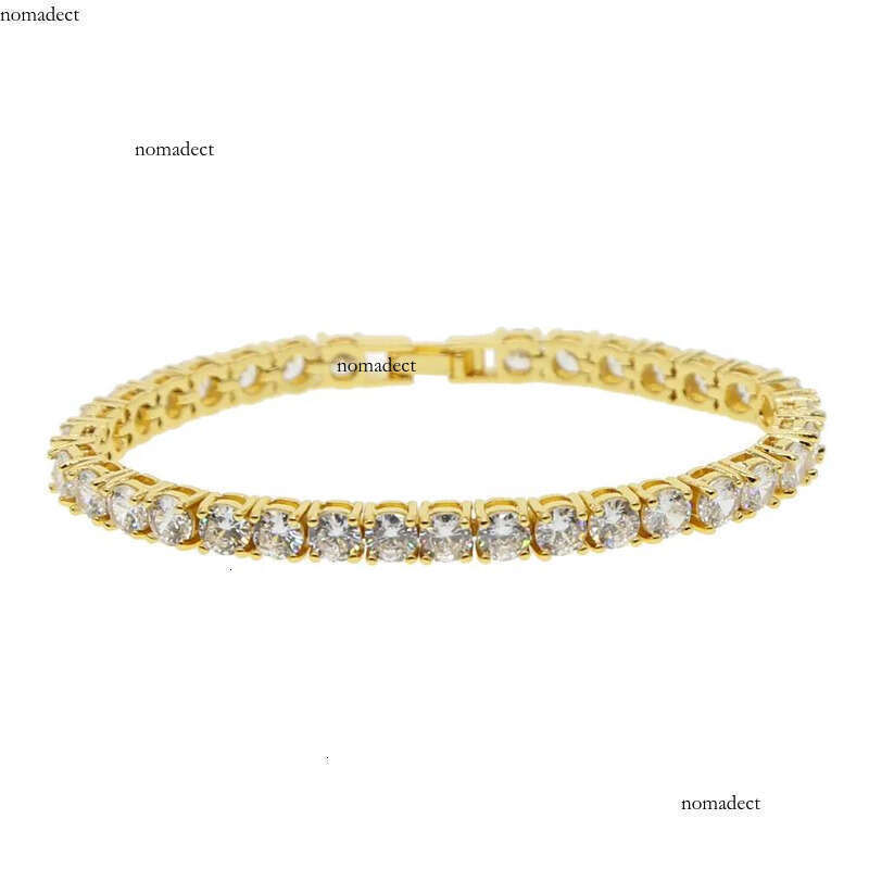 Hip Hop 3mm-4mm-5mm6mm Tennis Men's Chain Women's Pulseiras Jewelry Bracelet 4b