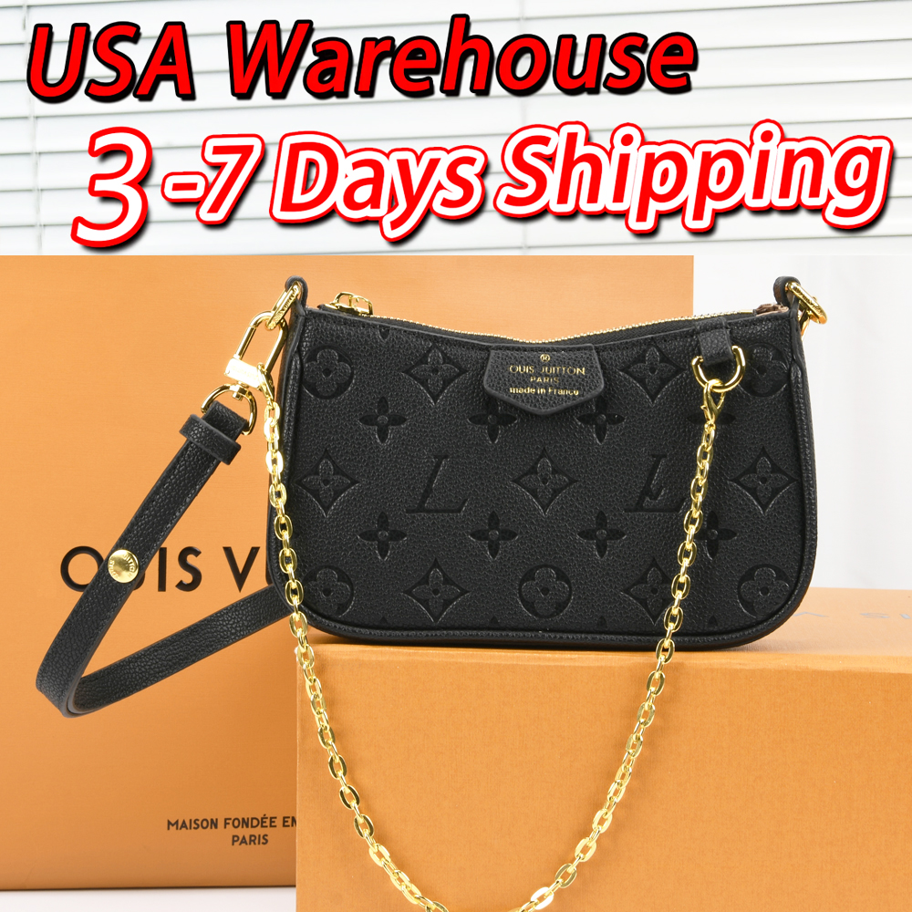 Designer Bags Fashion Chain Genuine Leather Embossed Crossbody Old Flower Chain Handbags Luxury bag Letters Stripe Armpit Bag Designer Purse 01