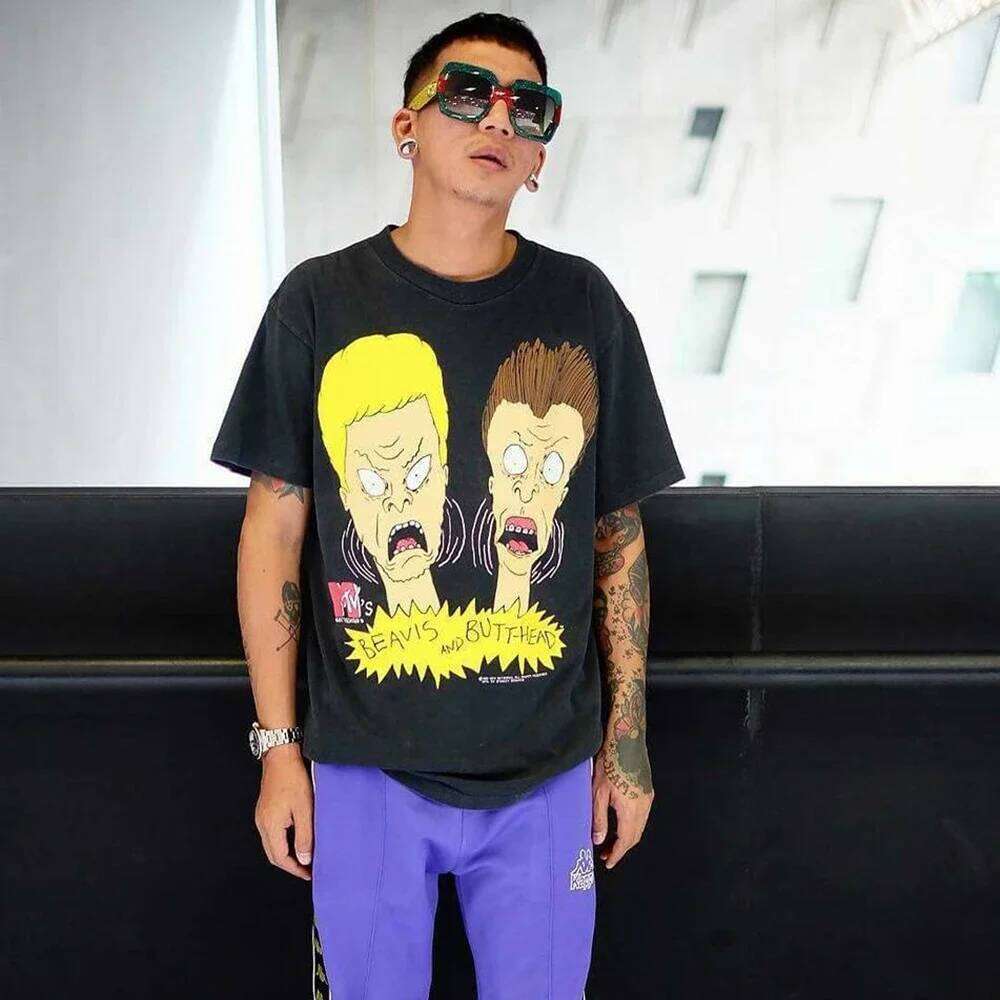 SAINT OF MICHAEL Fashion Streetwear Vintage Funny Graphics Printing 100%Cotton Loose Oversized Tees Tops T Shirt For Men Unisex X260209