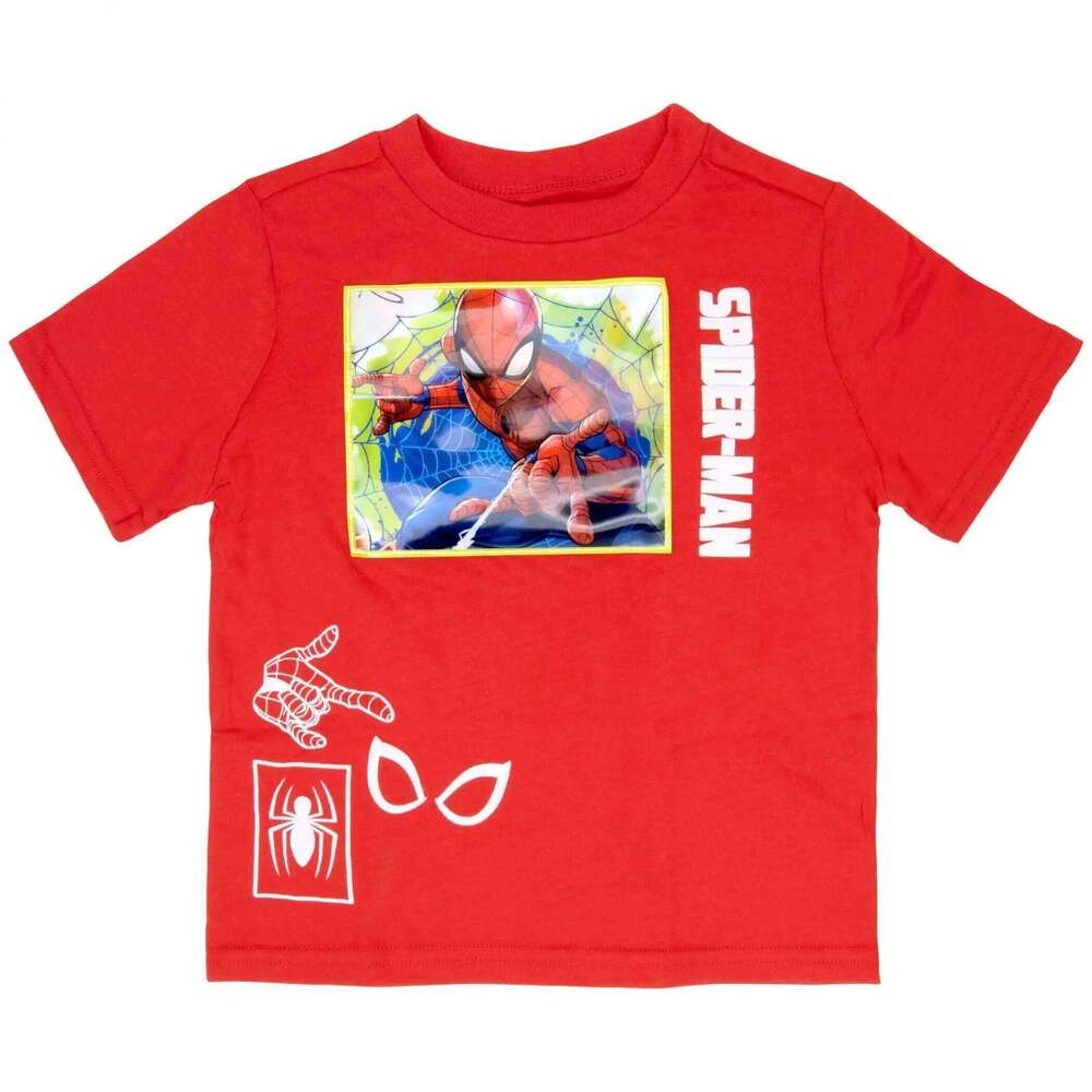 S Spider Man Miles Morales Men Red Logo Superhero Short Sleeved Casual T Shirt Streetwear Top X260209