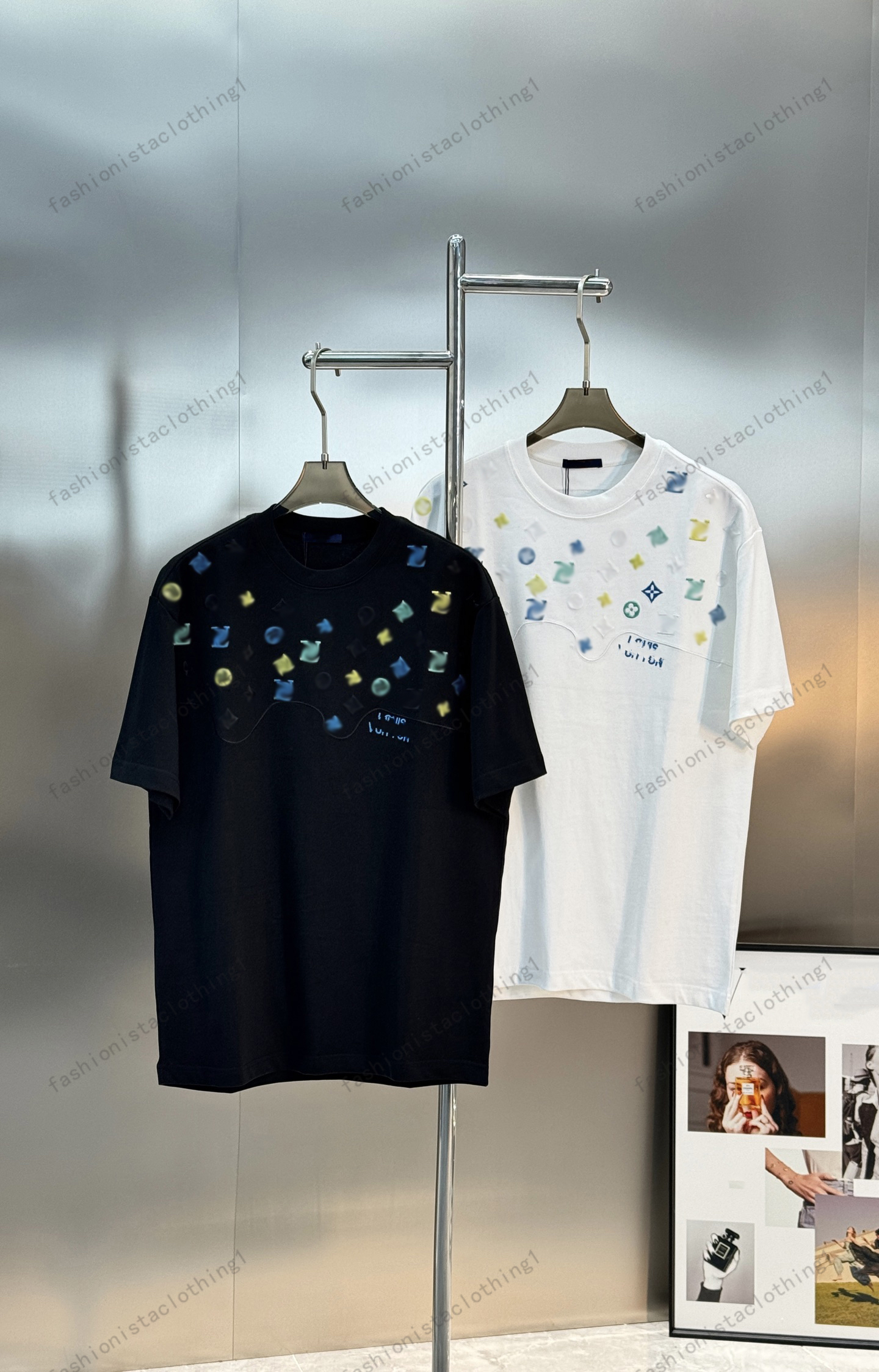 Summer Fashion Fashion Mens T Shirt Men Women Streetwear Cotton Short Sleeve T Shirts Mens Letter Print Tees Size 3XL