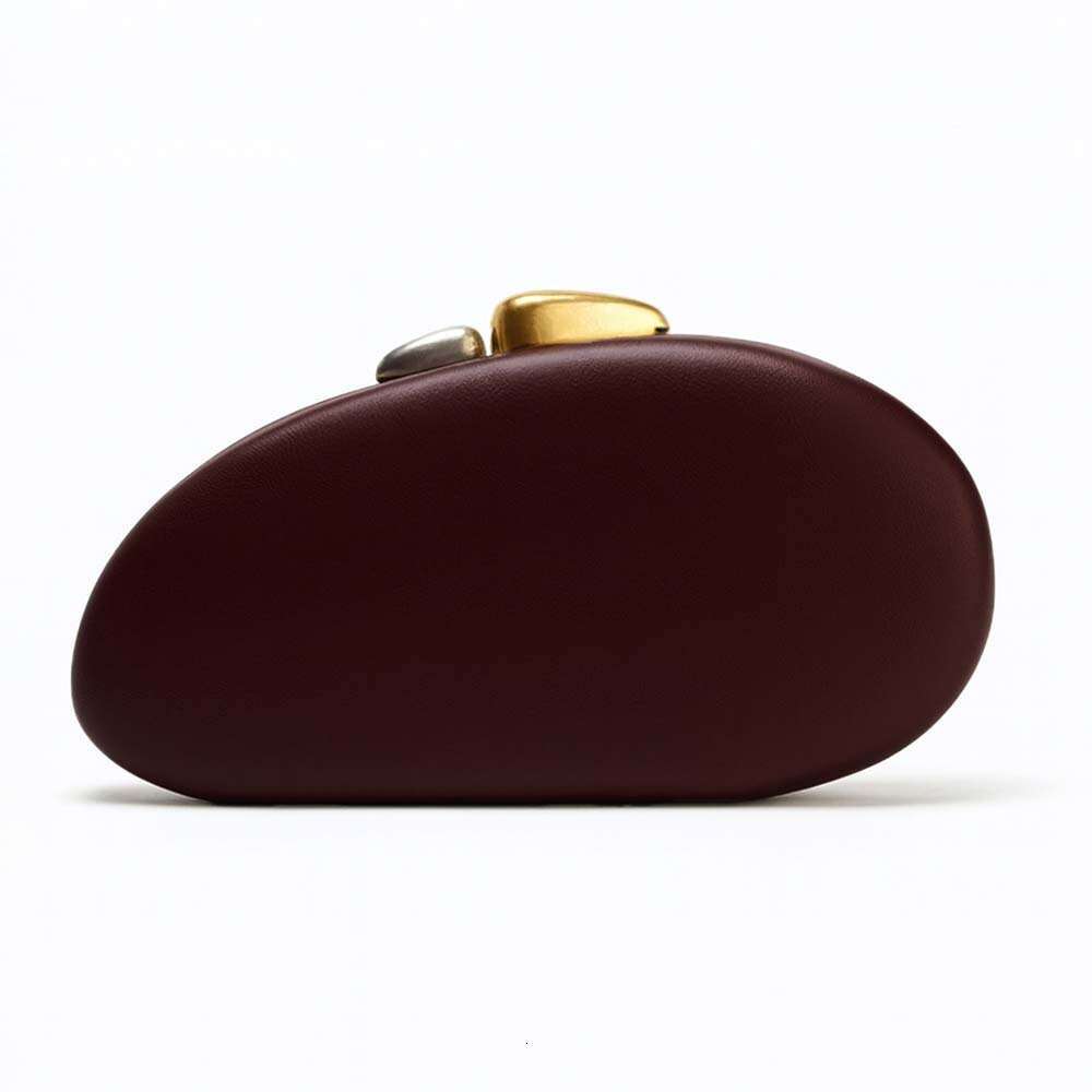Clutch Bag Women's Foreign Trade Cross-Border European And American New Single Shoulder Crossbody Studded Unique Shape Evening Clutch Bag