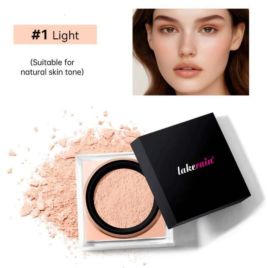 6.5g Loose Baking and Powder, Smooth Matte Finish, Blurring Effect, Even Skin Tone, Long-lasting Makeup Setting 4 Colors 26L0209