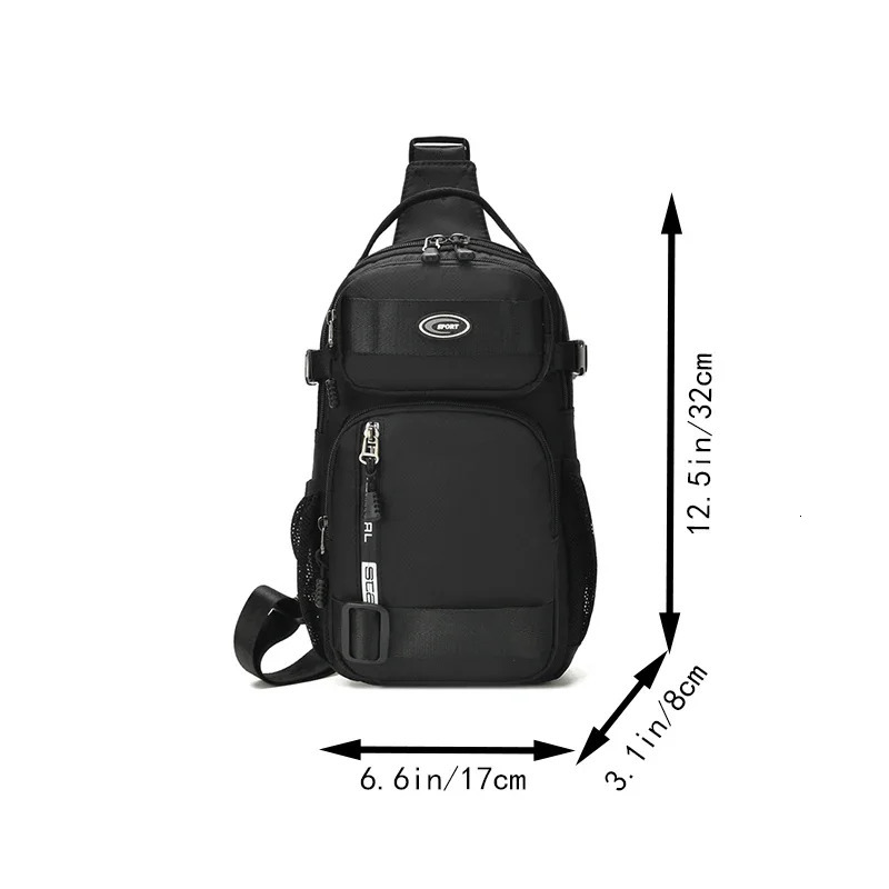 Riding backpack for men mens chest bag casual single shoulder lightweight and largecapacity crossbody 260208