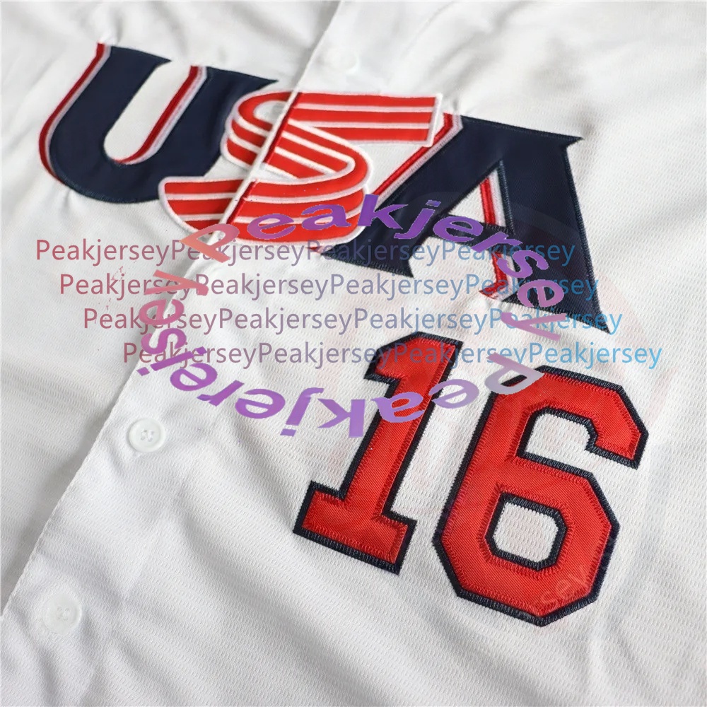 Aaron Judge Team USA 2026 World Baseball Classic Jersey - Pete Alonso Paul Skenes Corbin Carroll J.T. Realmuto Pete Crow-Armstrong For Fans
