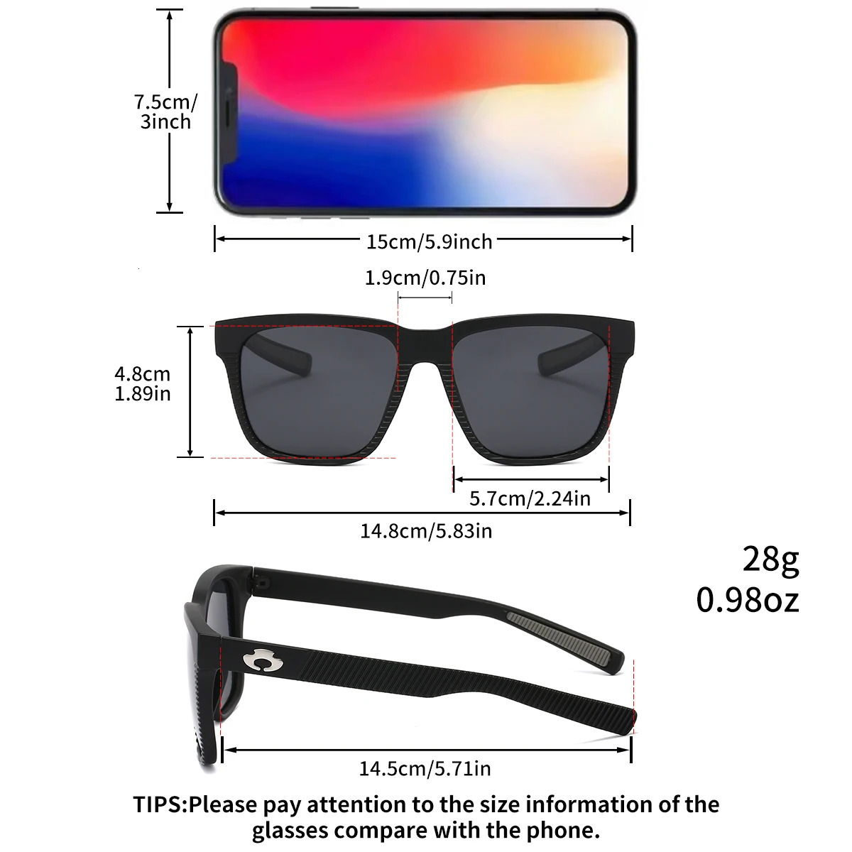 BLUE OTTER Fashion Polarized Sunglasses for Men Outdoor Classic Casual Glasse Sports Fishing Driving Eyewear Cycling 260128