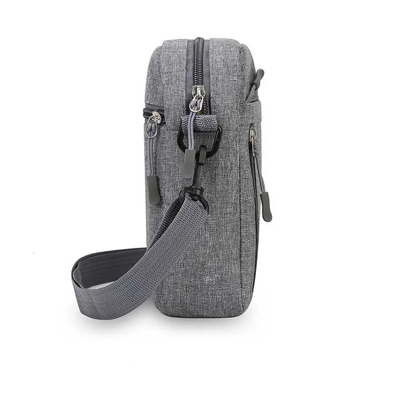 Mens Outdoor Small Shoulder Bag Nylon Portable Casual Versatile MultiComponent Crossbody Handbag 260208