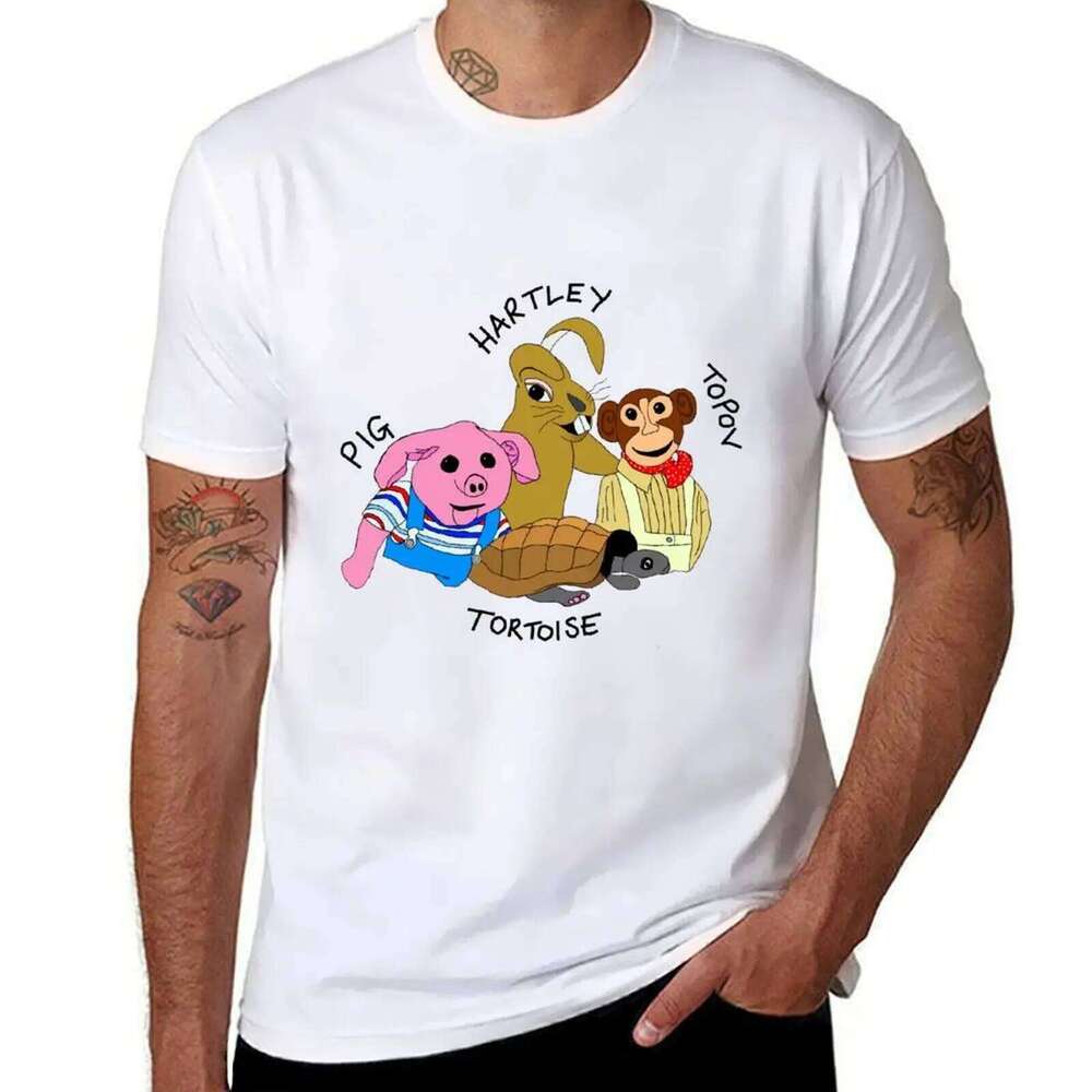 Pipkins T-Shirt man shirt cotton high quality anime t shirts oversize T-shirt X260209