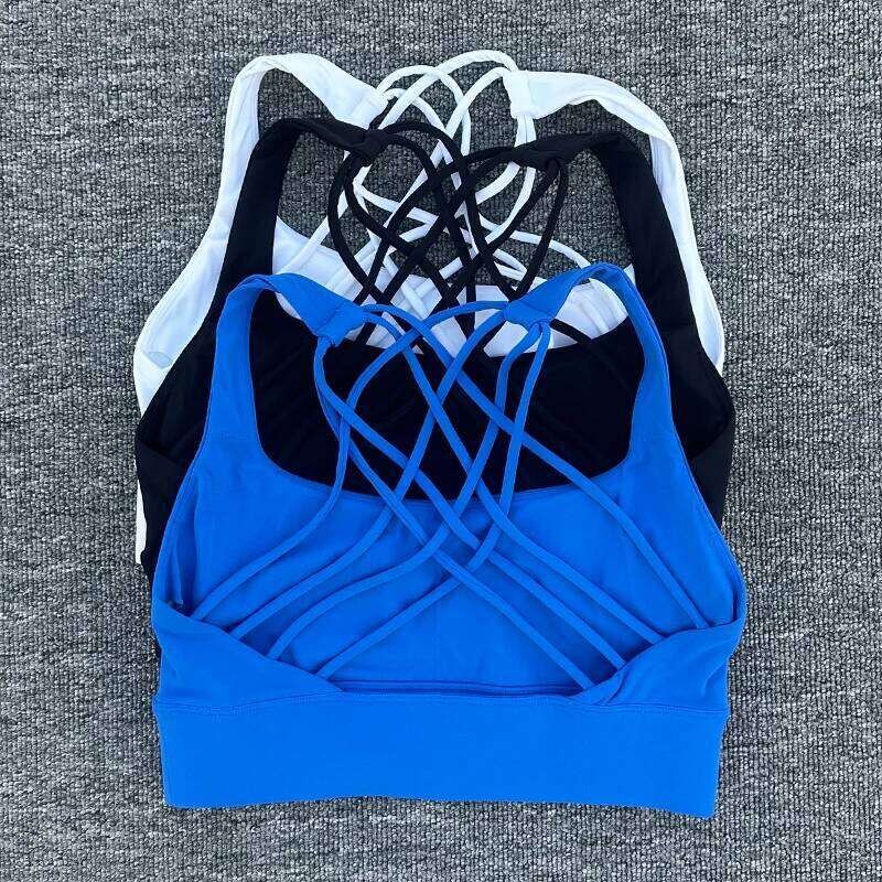 Women's Sports Anti-Sweat Fitness Women Yoga Shockproof Crop Cross Sport Bra Gym Workout Top 26Y0209