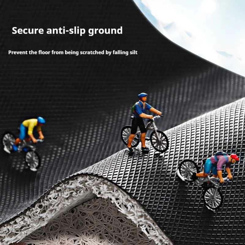 ONE PIECE Anime Cartoon Home Entrance Silk Circle Floor Mat Cuttable Pvc Floor Door Mats Non-Slip Washable Mat Carpe S260207