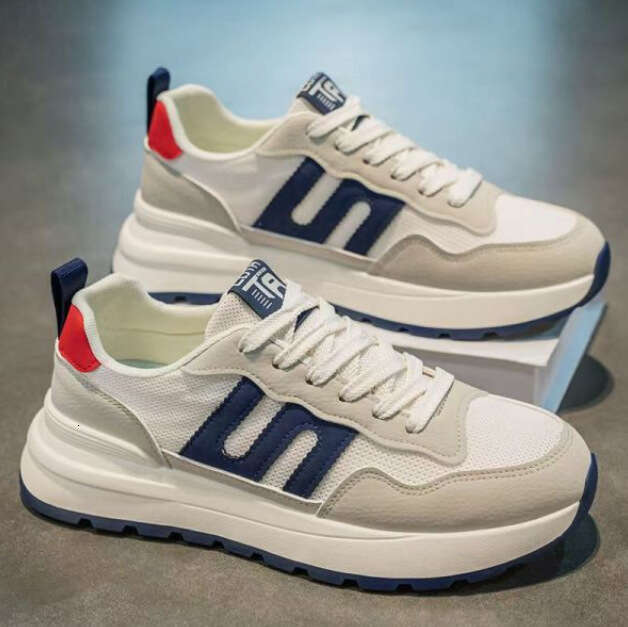 New Autumn Mesh Breathable Versatile Casual Sports Men's Running Thick Sole Forrest Gump Dad Shoes