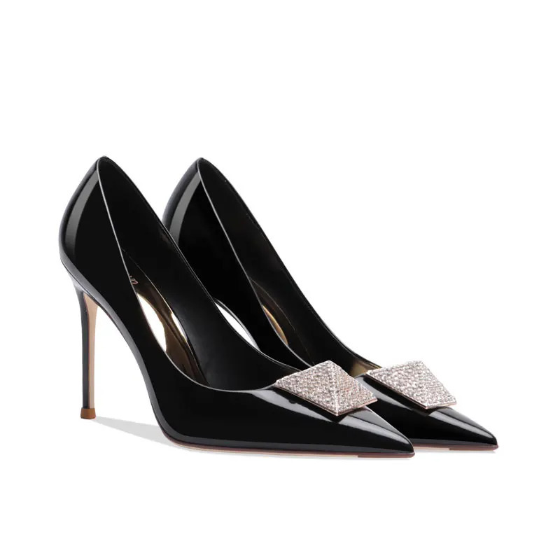 Womens High Heels 2025 Fashion Pointed Toe Pumps Elegant Woman Sexy Party Single Shoes 260208