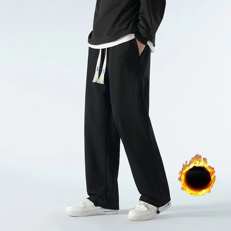 Big Tall Men Sweat Pant Drawstring Extra Long Length Sweatpant Stretch Winter Fleece Sport Jogger Trouser Male 200Cm 190cm 120cm 260208