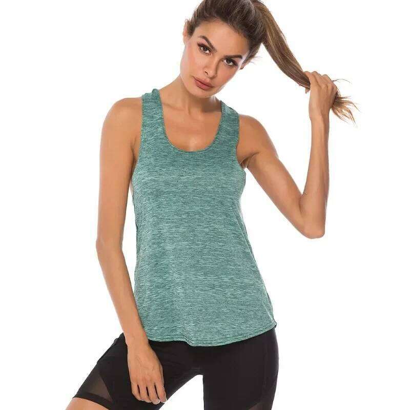 Sleeveless Basic Tanks The I-shaped Workout Running Fitness Quick Drying and Breathable Sports Vest for Women 26Y0209
