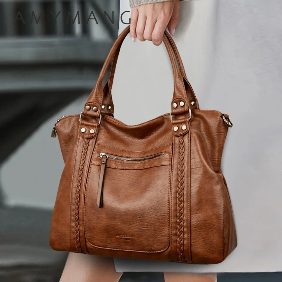 Genuine Soft Leather Shoulder Crossbody Bags for Women Handbag Casual Tote Messenger Bag 260208