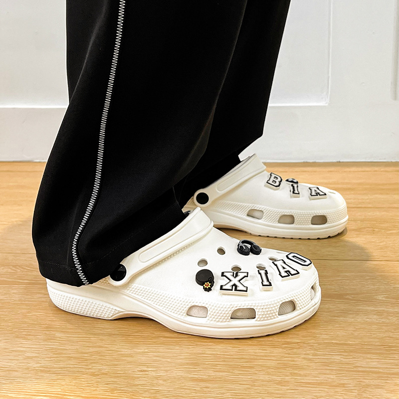 Free shipping Slippers Cave shoes for men and women anti slip soft sole women's bag head sweet beach sandals couple's shoes