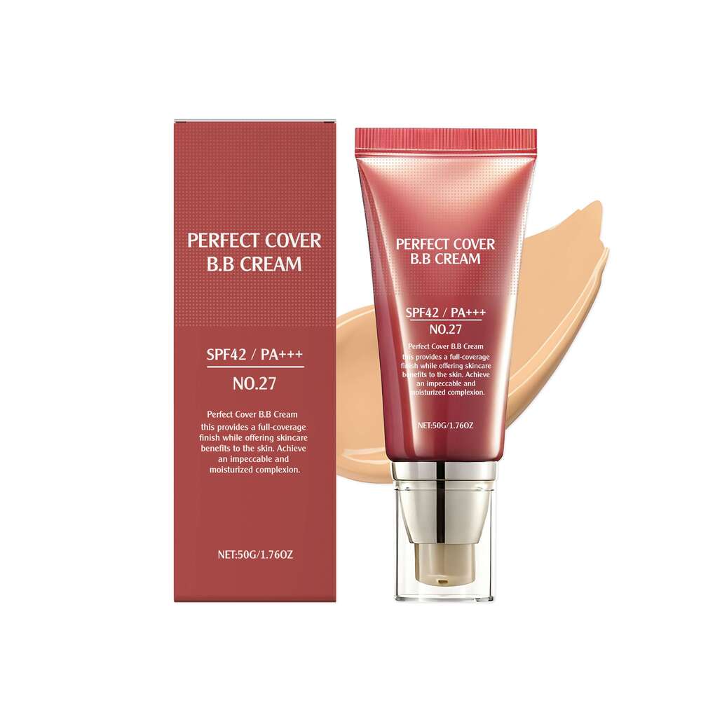 AMZ Skin Tone Moisturizing Lightweight Fit Natural Matte Clear Base Makeup Concealer BB Cream