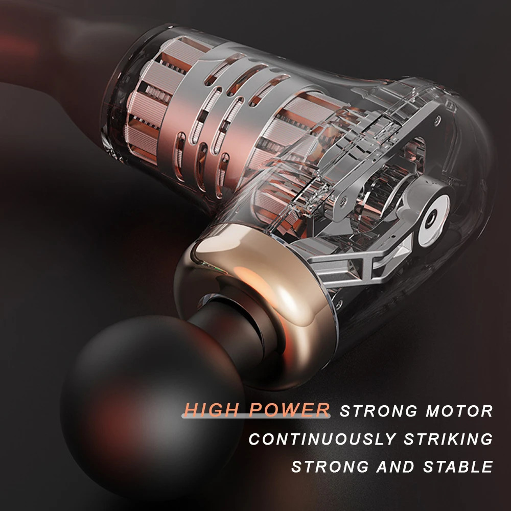 Fascia gun Handle Elbow 3 Modes 6 Gears Adjust Muscle Relaxation Massage Percussion Hammer for Athletes 260129