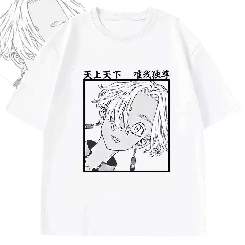 Floral T-Shirt Soft Breathable Casual Comfortable Anime Style Graphic Print Funny Printed Tee Unisex Streetwear Fashion X260209