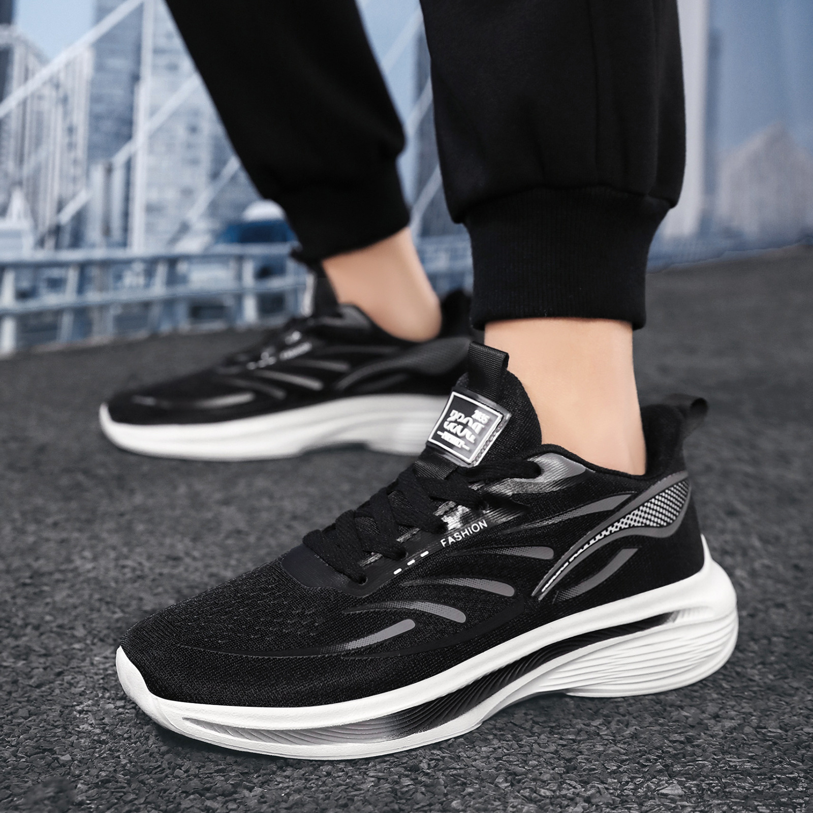 Free Shipping 2026 New Sneakers Fashion Running Shoes for Men Large Size Lightweight Breathable Mesh Designer Shoes