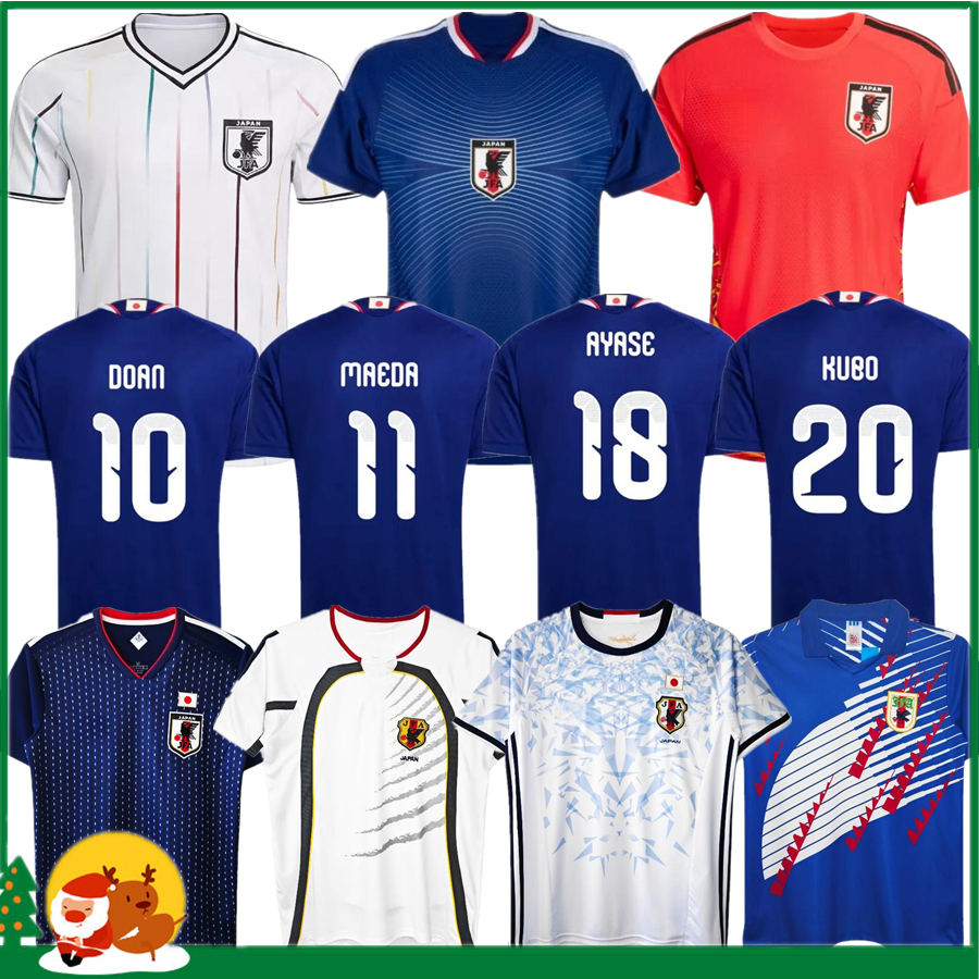 2026 2027 Japan Soccer Jerseys 26 27 Cartoon ISAGI ATOM TSUBASA MINAMINO ASANO DOAN KUBO ITO adult Men kids kit set Japanese home away Football Shirt
