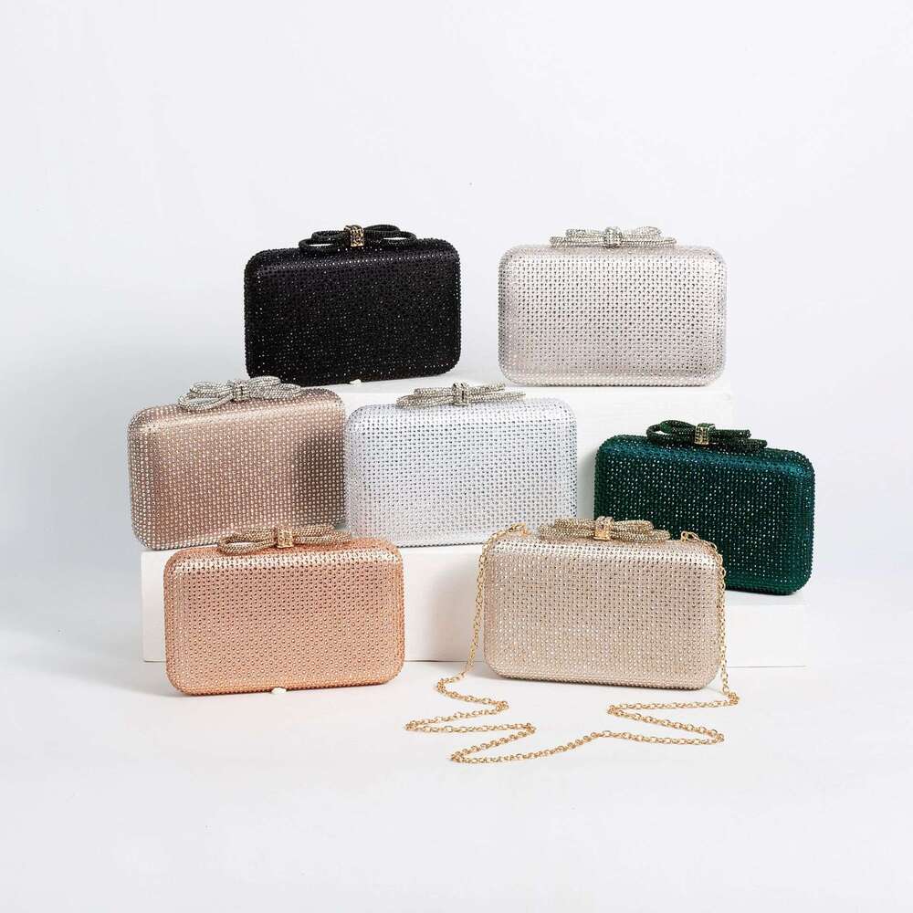 European And American New Style Rhinestone-Shaped Bag Single Shoulder Crossbody Fashionable Personality Socialite Evening Party Manufacturer