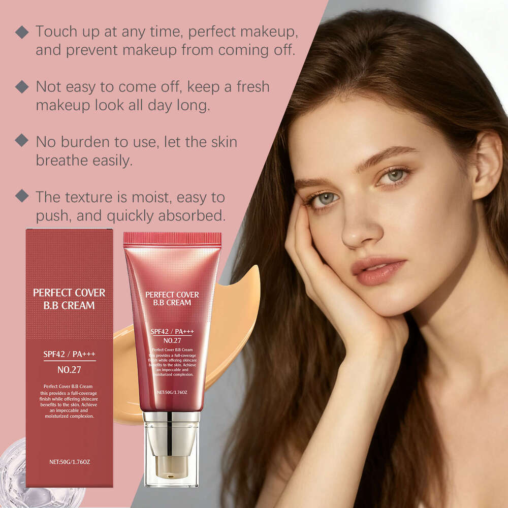 AMZ Dark Skin Tone Softening Concealer Lightweight Moisturizing Brightening Matte Clear Delicate Texture Creates Hydrating BB Cream