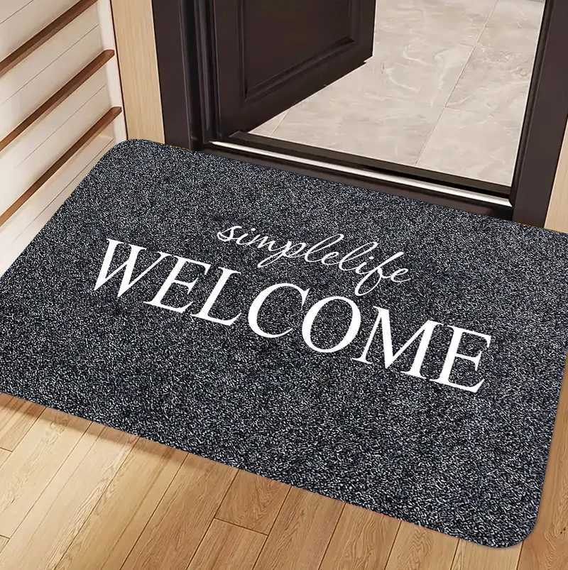 Welcome Door Mat Welcome Door Mat Indoor Outdoor Entrances Living Room Laundry Room Bedroom Kitchen Courtyard Decoration Carpet S260207