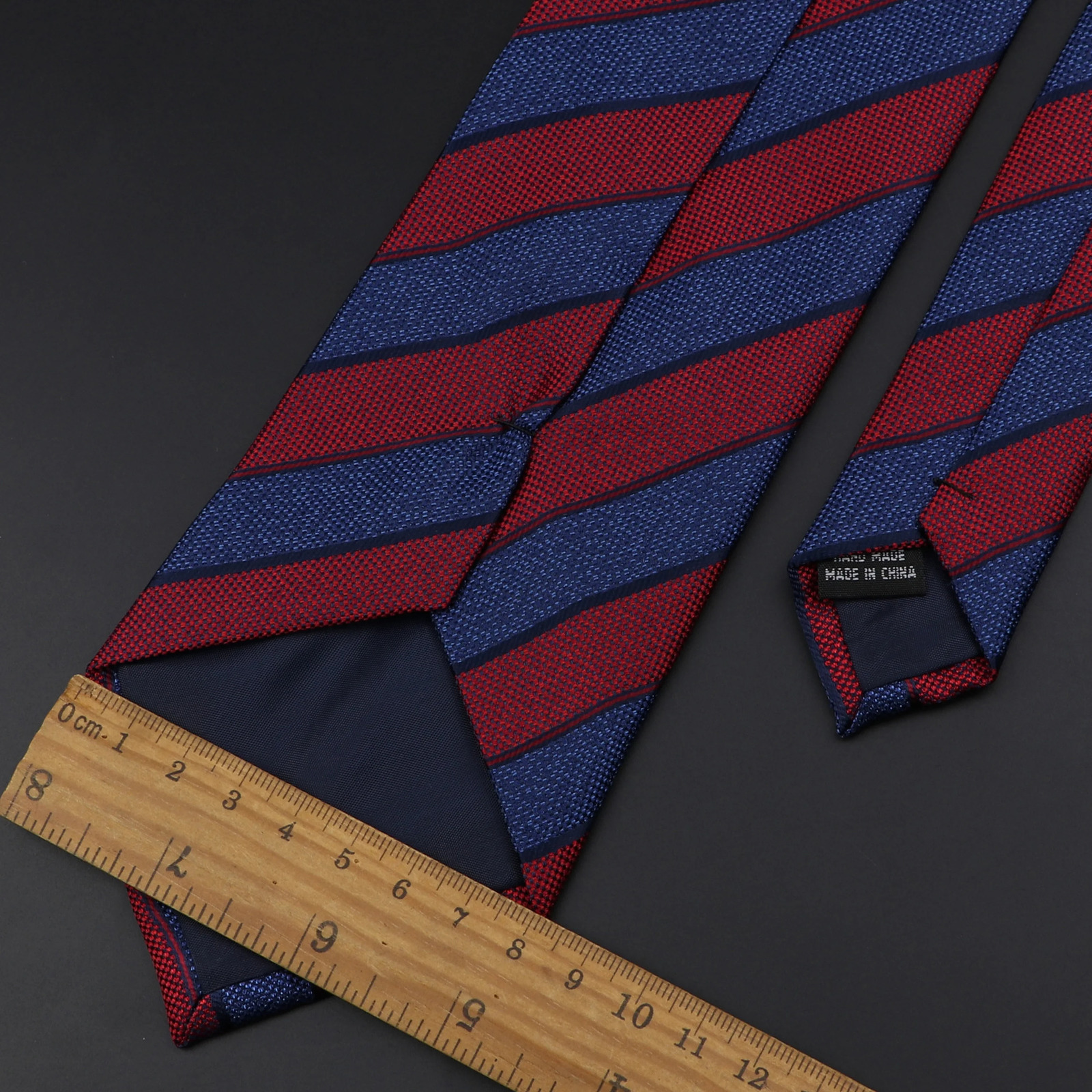 8cm Fashion Stripe Mens Tie Classic Polyester Bright Necktie Business Meeting Formal Necktie Accessories Daily Wear Cravat 260208