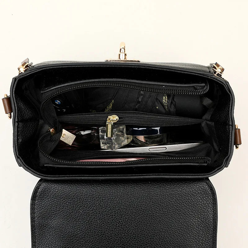 Vintage Handbag Women Fashion Crossbody Shoulder Bag Simple Small Square Versatile Trendy 260208