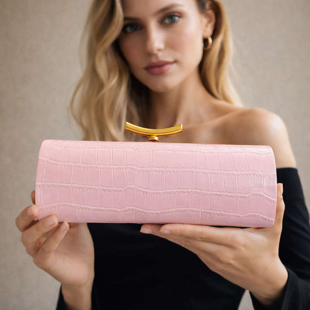 Clutch Bag European And American Cross-Border New PU Crocodile Pattern Baguette Style Bag Single Shoulder Crossbody Fashion Evening Party Manufacturer
