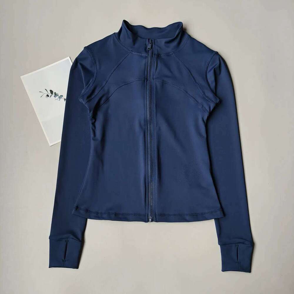Stand Collar Fitness , Women's Slim Fit Workout Coat, Breathable for Cycling & Pilates Training 26Y0209