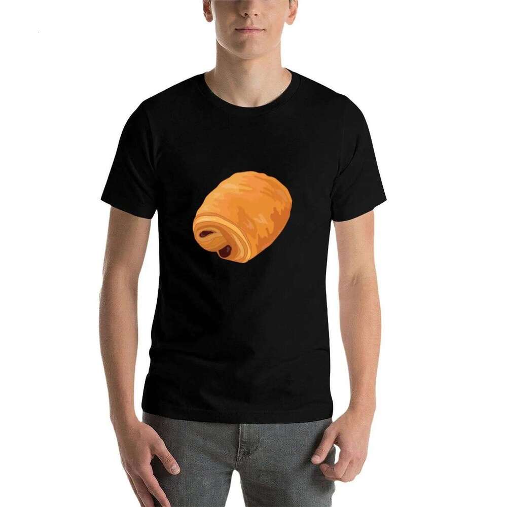 for high Au graphic T-Shirt quality French tees cotton Funny Chocolat man Pastry t Chocolate Pain shirts X260209