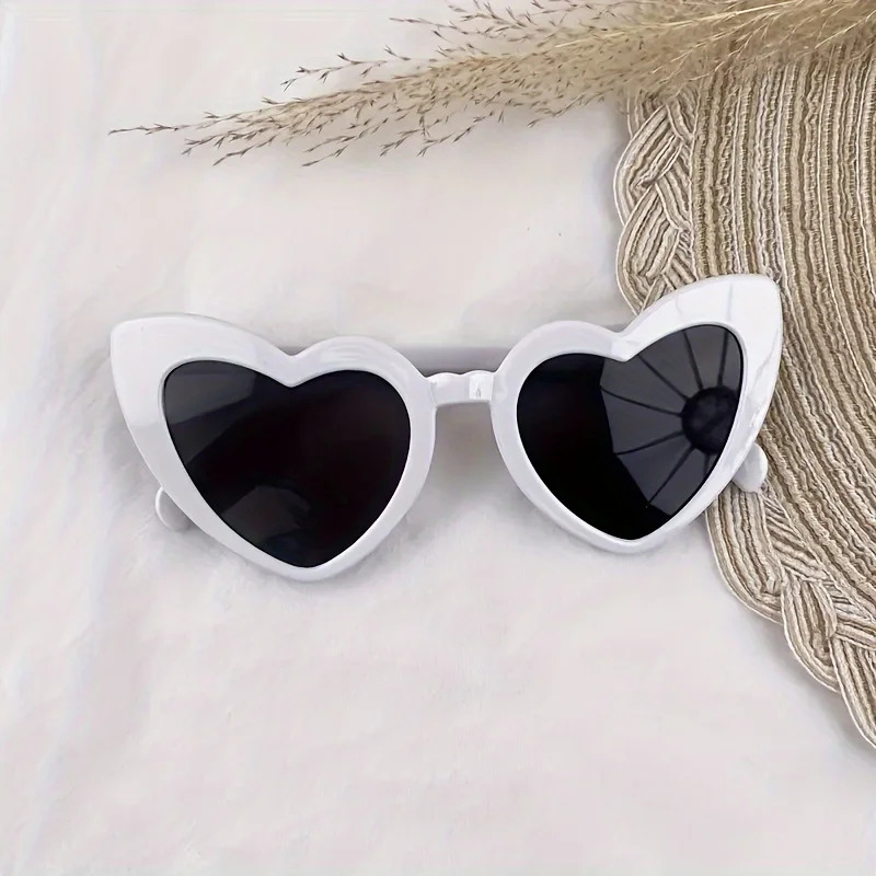 10pcs Heart Sunglasse Party Eyewear Vintage Uv400 Wedding Travel Team Sun Glasses 260207