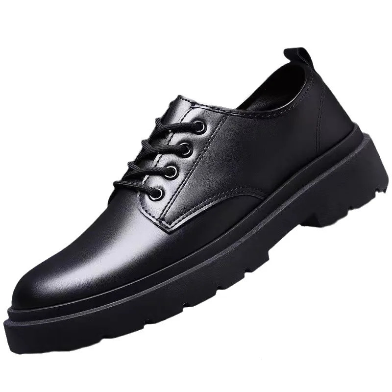 Autumn Formal Leather Shoes Men Business Spring Casual Fashion Sports Social Elegance Trendy Flat Zapatos 260126