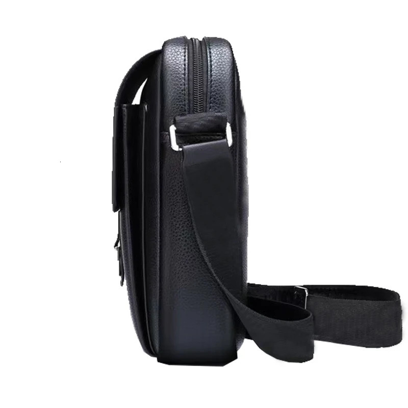 Mens MultiColor Leather Crossbody Bag Versatile Casual MultiCompartment Daily Commuting Stylish Practical 260208