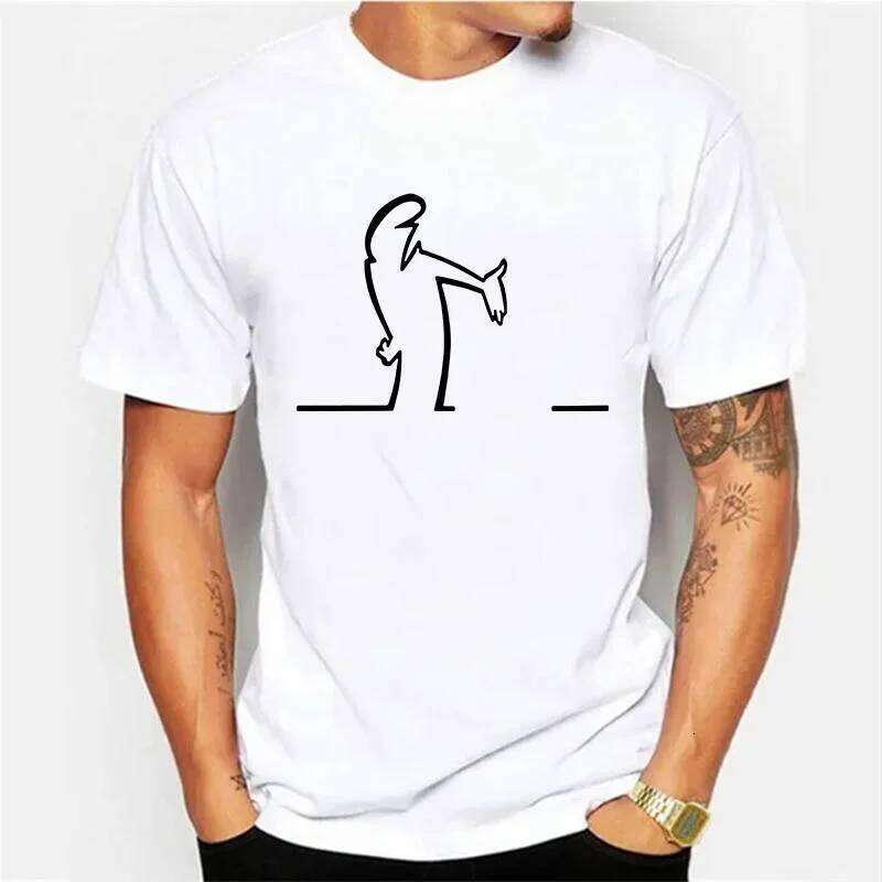 Summer T Shirts For Men Balum La Linea Funny Graphic Tshirt Cotton Comfortable Premium Camisetas X260209