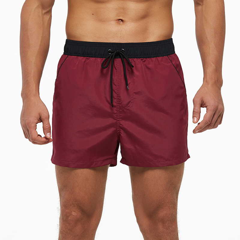 Men's Swimwear Men Quick Dry Swim Trunks Board Shorts With Pocket Breathable Athletic Swimwears Adjustable Waist For Beach JOME
