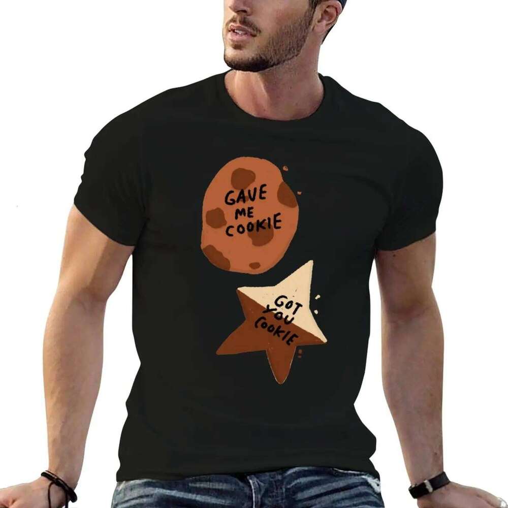 Gave Me Got You Cookie graphic man shirt cotton high quality anime t shirts oversize T-Shirt X260209