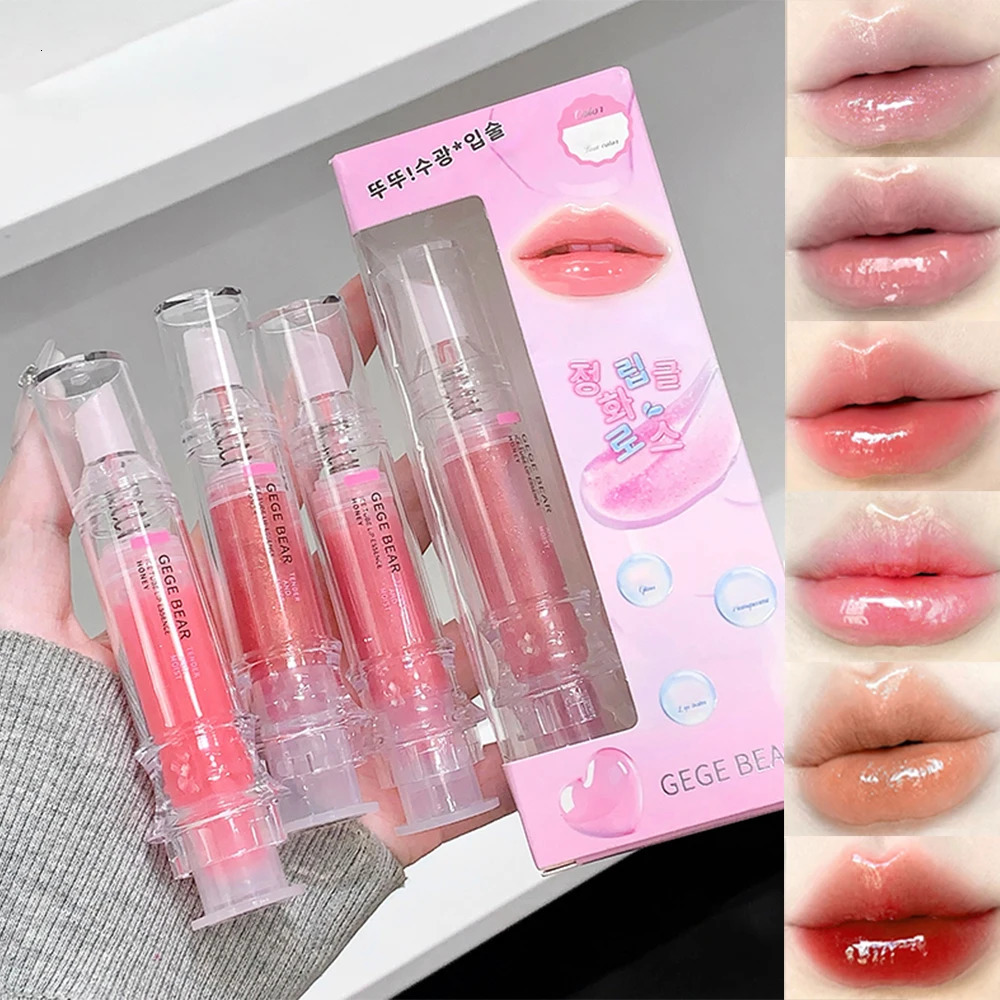 Gege Bear Lip Essence Gloss Autumn/Winter Mirrored Hydrating Lip Serum with Subtle Shimmer for and Lip 260129