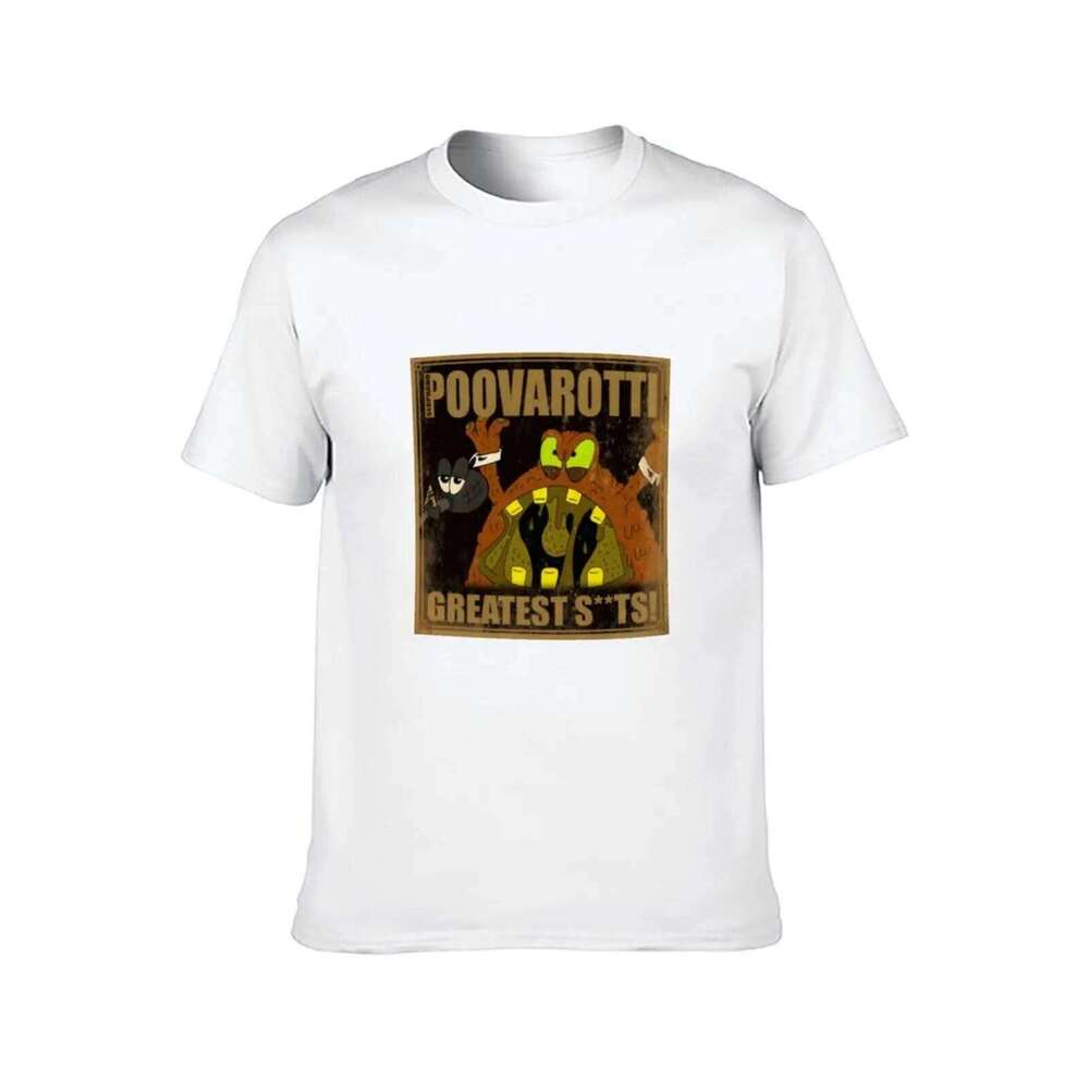 Poovarotti shirt heavy cotton t shirts for man graphic vintage T-Shirt X260209