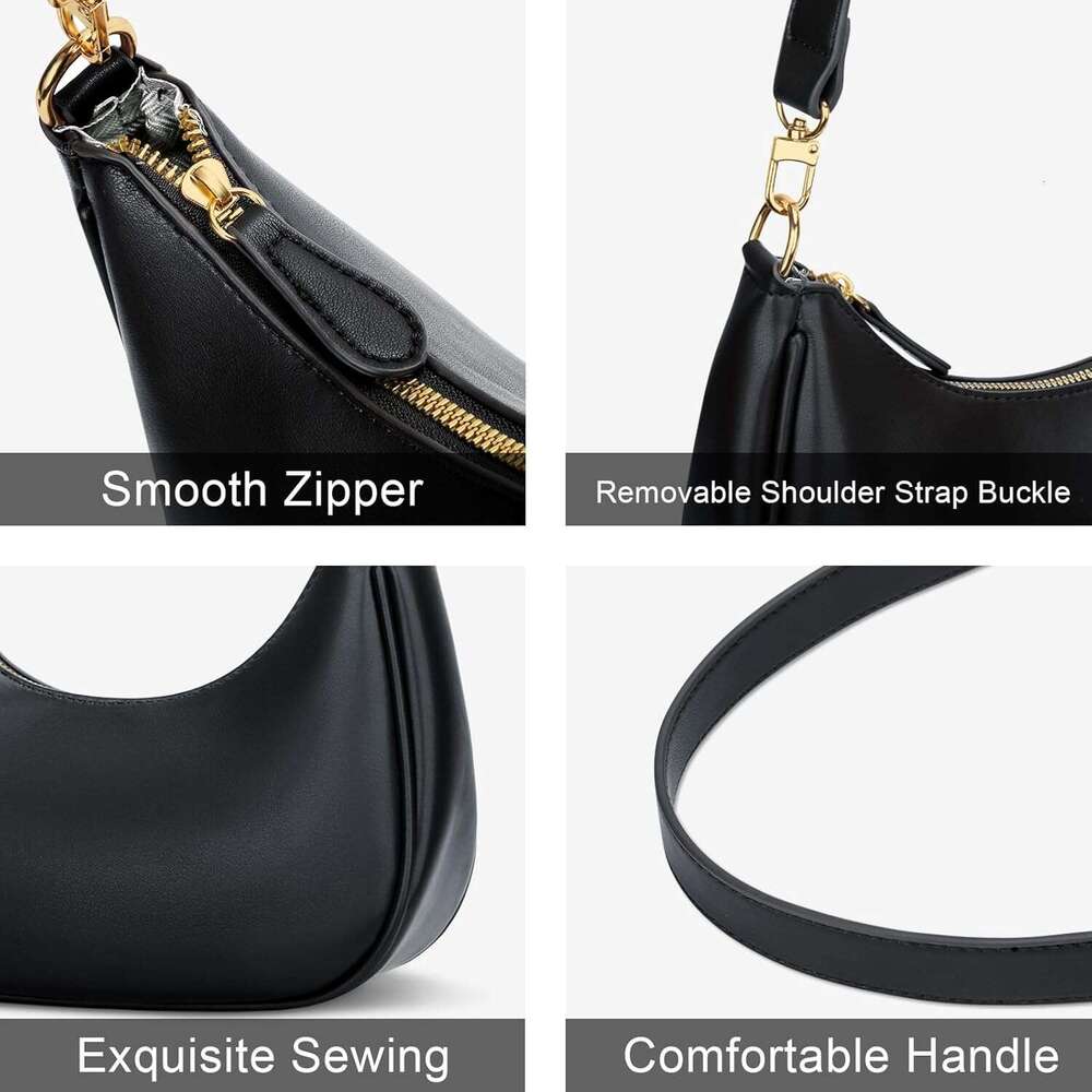 Shoulder For Women Small Purse Cute Clutch Hobo Handbag Trendy Crescent Bag