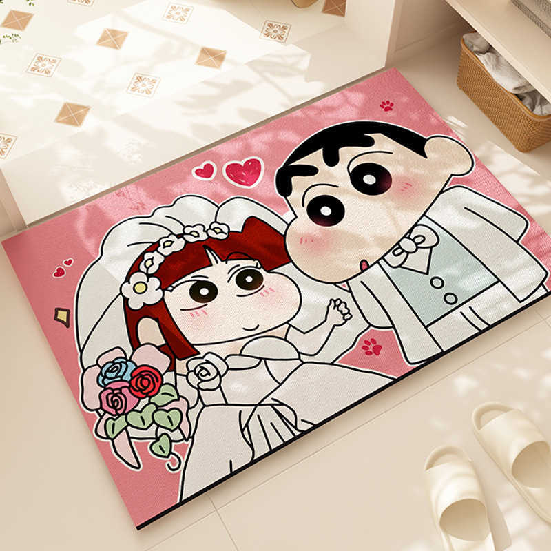 Bathroom Non-Slip Mat Absorbent Quick-Dry Door Mat Household Dirt-Resistant Easy-Care Soft Diatomaceous Earth Mat S260207