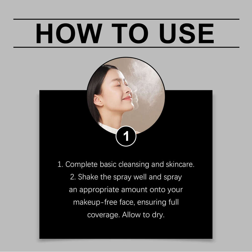 zephoco Clear Setting Spray - Lightweight, refreshing, non-caking makeup setting spray for daily commuting