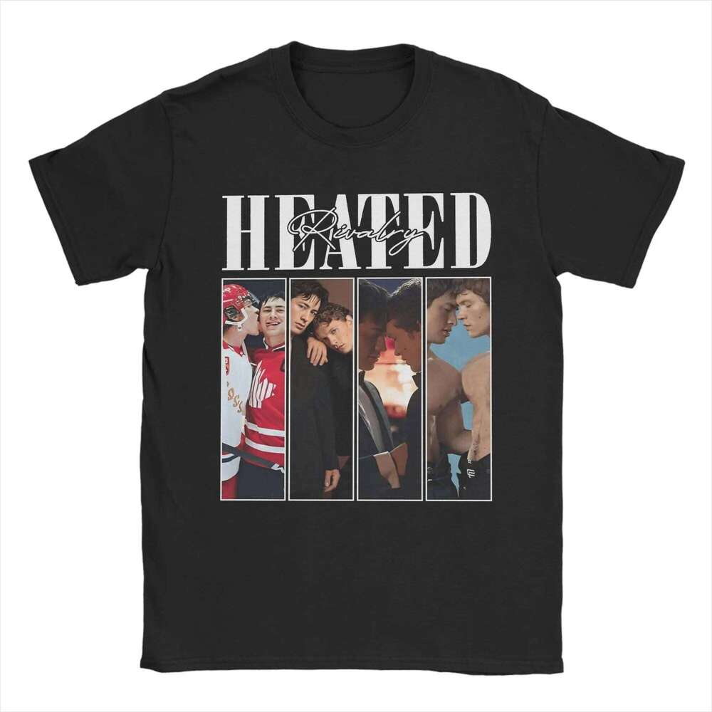 Men Hockey Heated Rivalry Ilya And Shane T Shirt Pure Cotton Clothing Fashion Short Sleeve Crewneck Tees Gift Idea T-Shirts X260209