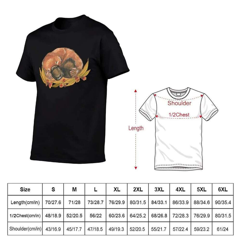 t men graphic platypus casual T-Shirt for shirts man shirt Sleepy X260209
