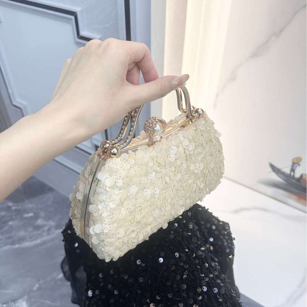 Hot-Selling Bridal Wedding Dress Clutch Women's Party Handbag Evening Sequin Banquet Bag